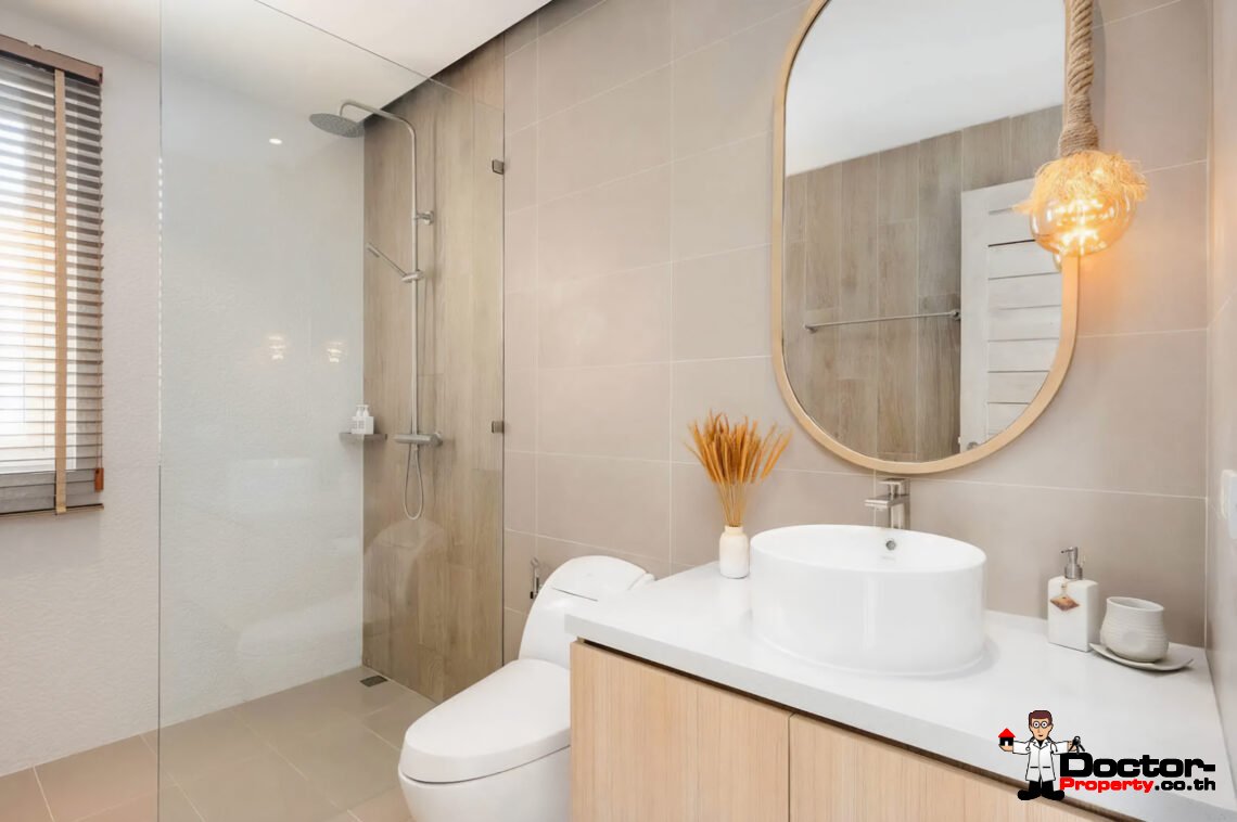 Modern 4 Bedroom Pool Villa with Sea View in Plai Laem, Koh Samui – For Sale