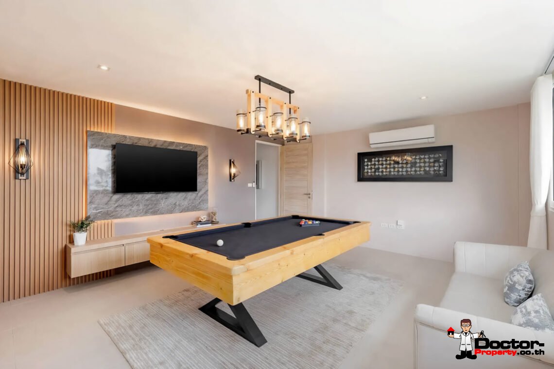 Modern 4 Bedroom Pool Villa with Sea View in Plai Laem, Koh Samui – For Sale