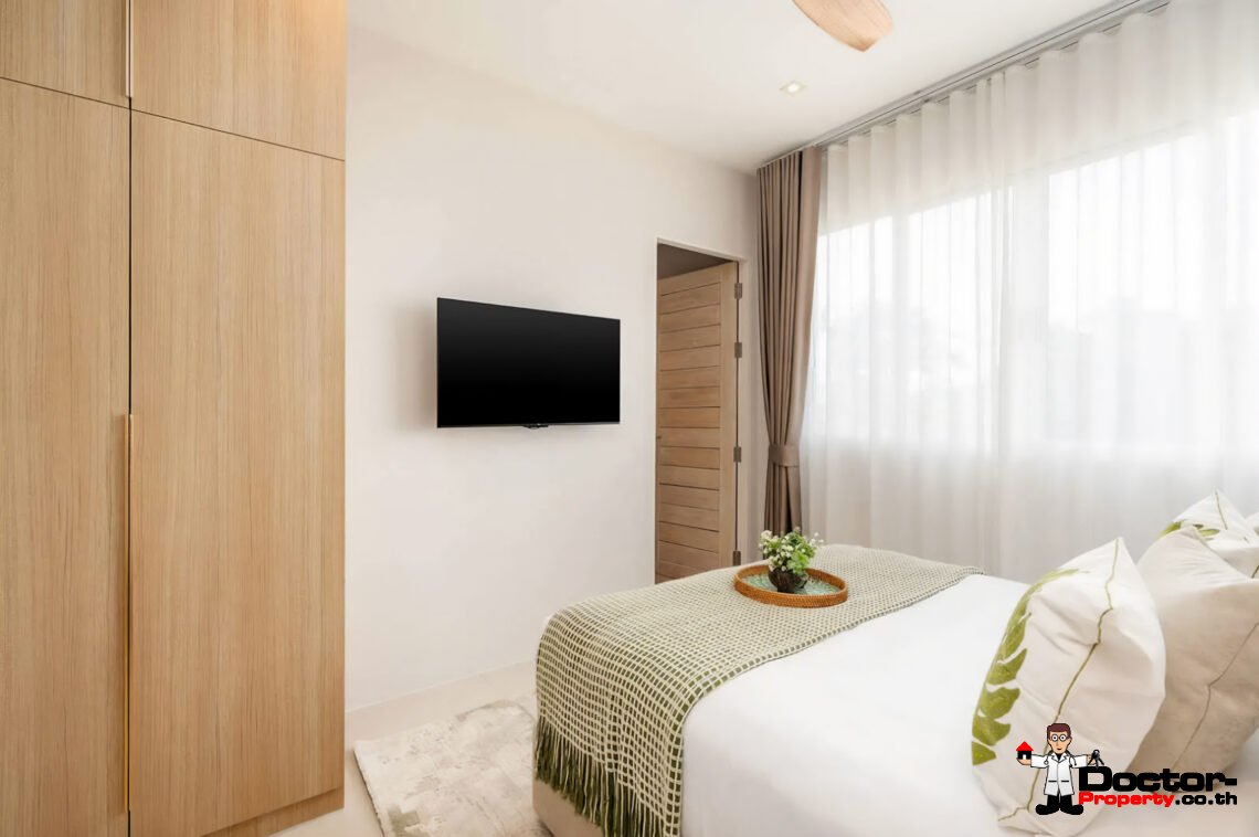 Modern 4 Bedroom Pool Villa with Sea View in Plai Laem, Koh Samui – For Sale