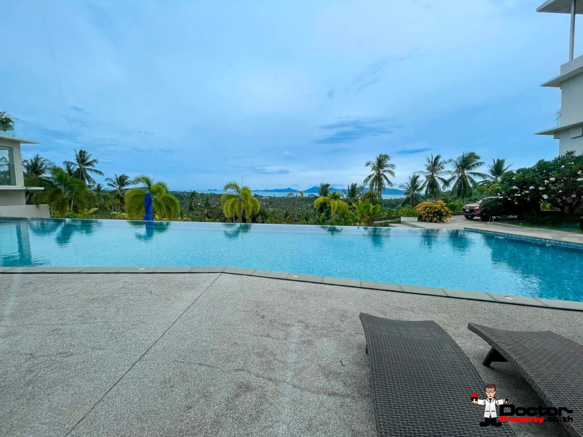 2 Bedroom Sea View Apartment in Mae Nam, Koh Samui – For Sale