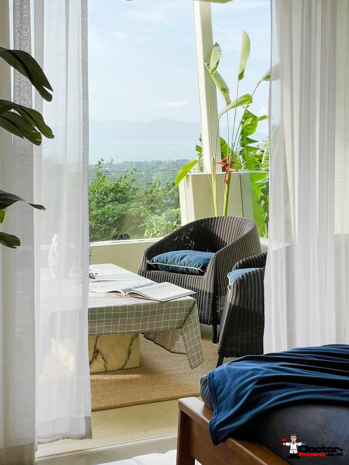 2 Bedroom Sea View Apartment in Mae Nam, Koh Samui – For Sale