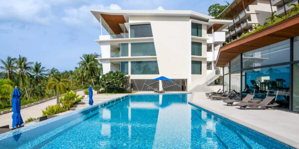 2 Bedroom Sea View Apartment in Mae Nam, Koh Samui – For Sale