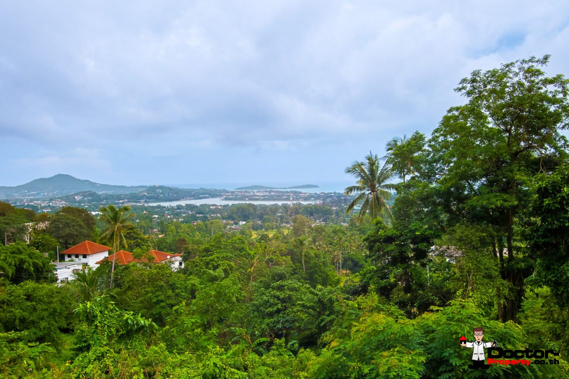 2 Bedroom Pool Villa with Partial Sea View in Chaweng, Koh Samui – For Sale