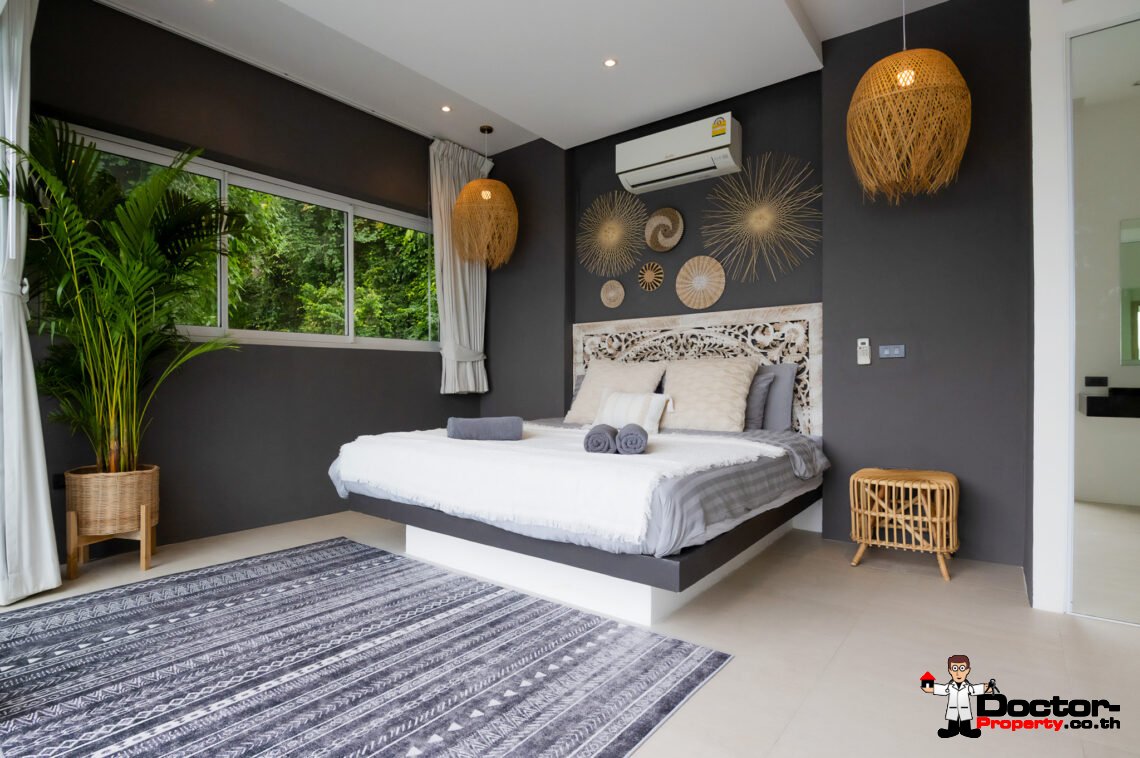 2 Bedroom Pool Villa with Partial Sea View in Chaweng, Koh Samui – For Sale