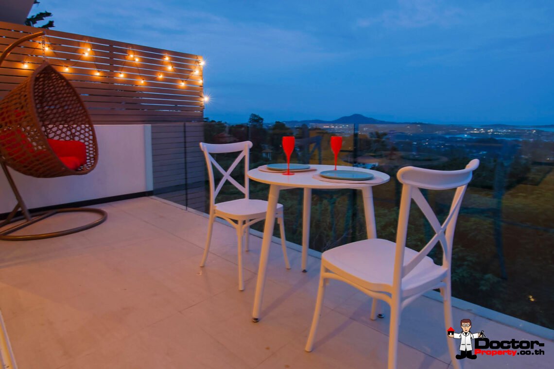 2 Bedroom Pool Villa with Partial Sea View in Chaweng, Koh Samui – For Sale