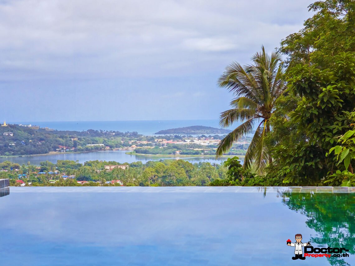 2 Bedroom Pool Villa with Partial Sea View in Chaweng, Koh Samui – For Sale
