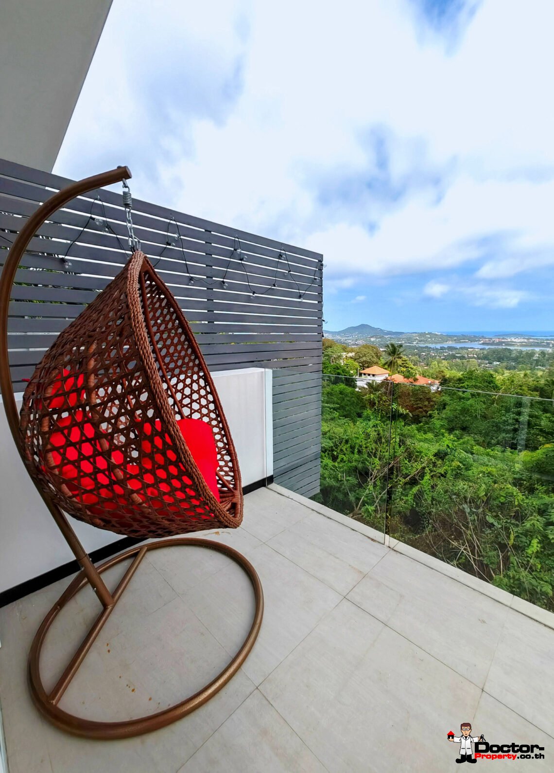2 Bedroom Pool Villa with Partial Sea View in Chaweng, Koh Samui – For Sale