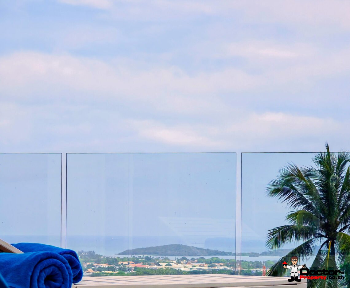 2 Bedroom Pool Villa with Partial Sea View in Chaweng, Koh Samui – For Sale