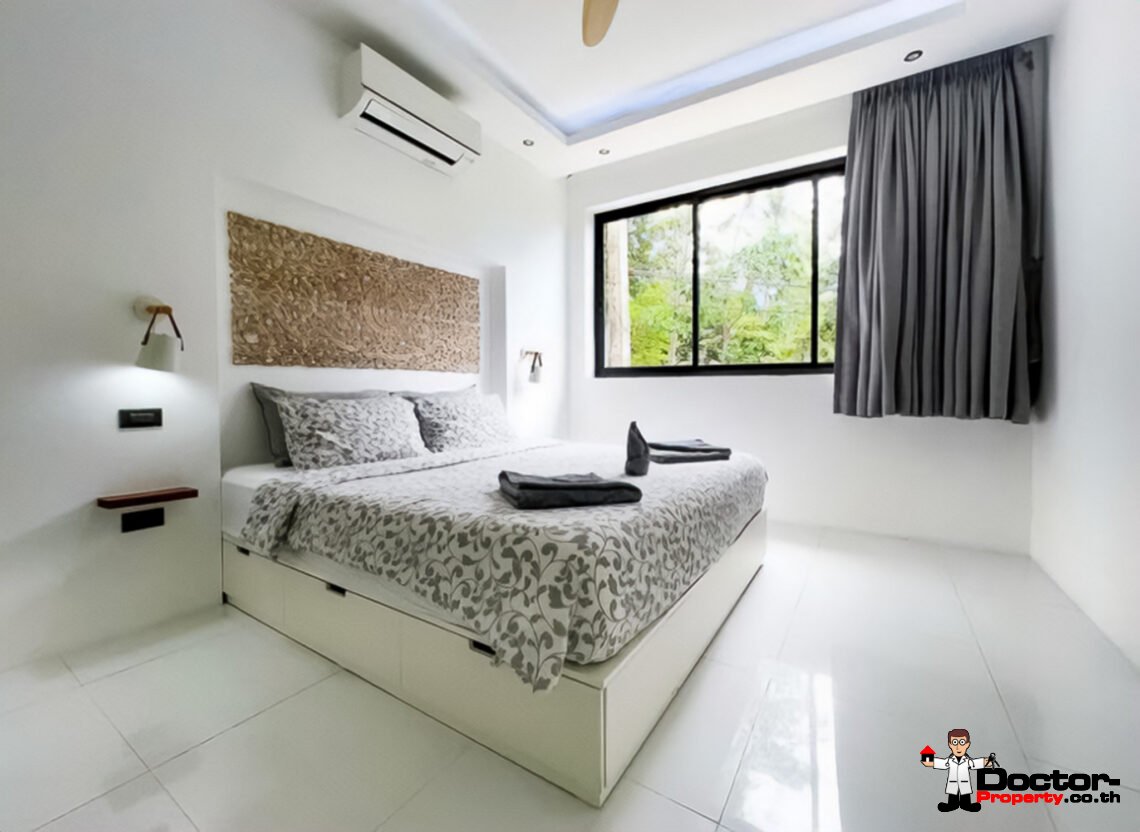 4 Bedroom Pool Villa with Partial Sea View in Chaweng, Koh Samui – For Sale