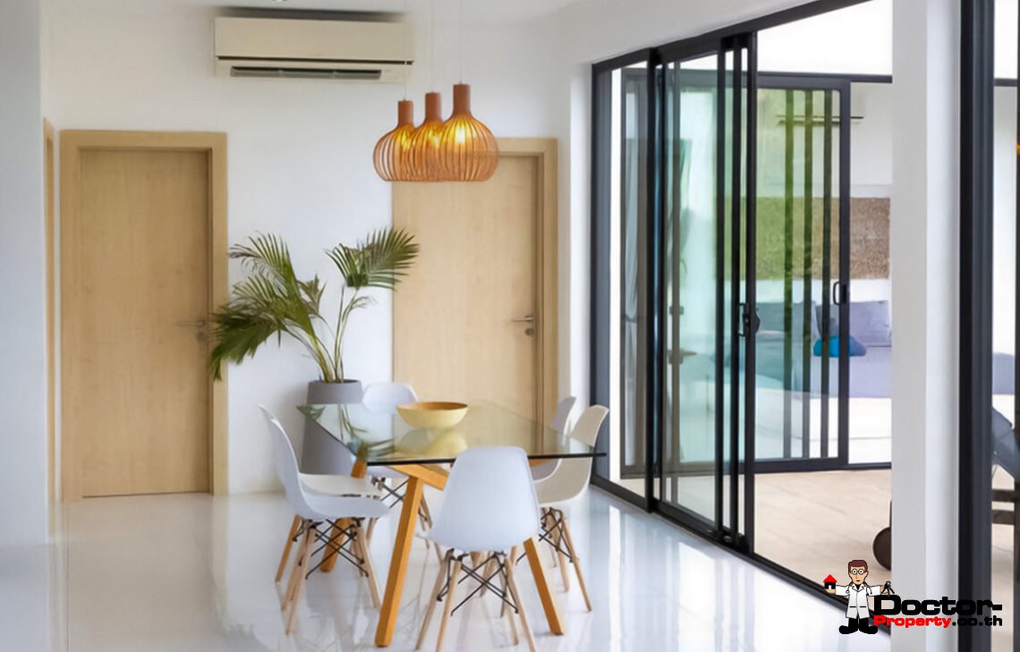 4 Bedroom Pool Villa with Partial Sea View in Chaweng, Koh Samui – For Sale