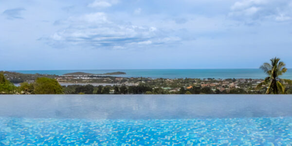 4 Bedroom Pool Villa with Partial Sea View in Chaweng, Koh Samui – For Sale