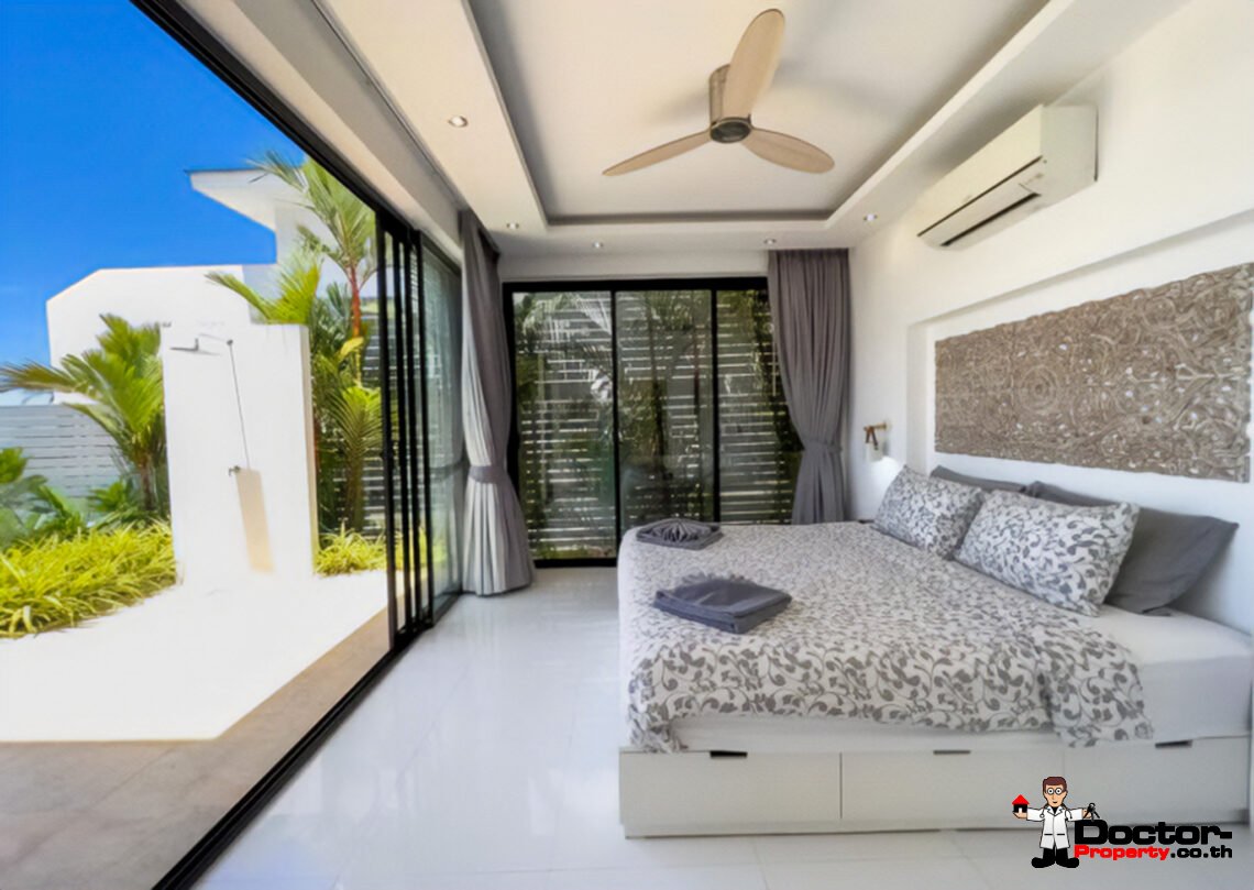 4 Bedroom Pool Villa with Partial Sea View in Chaweng, Koh Samui – For Sale