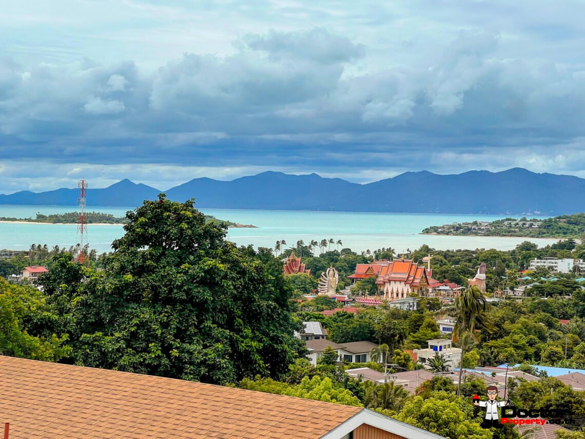 4 Bedroom Pool Villa with Partial Sea View in Plai Laem, Koh Samui – For Sale