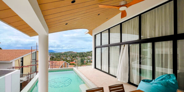 4 Bedroom Pool Villa with Partial Sea View in Plai Laem, Koh Samui – For Sale