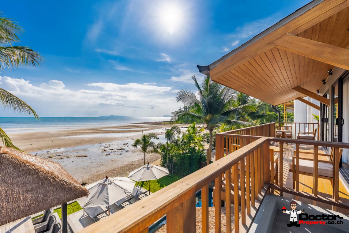 Luxury 5 Bedroom Beachfront Villa in Bang Makham, Koh Samui – For Sale