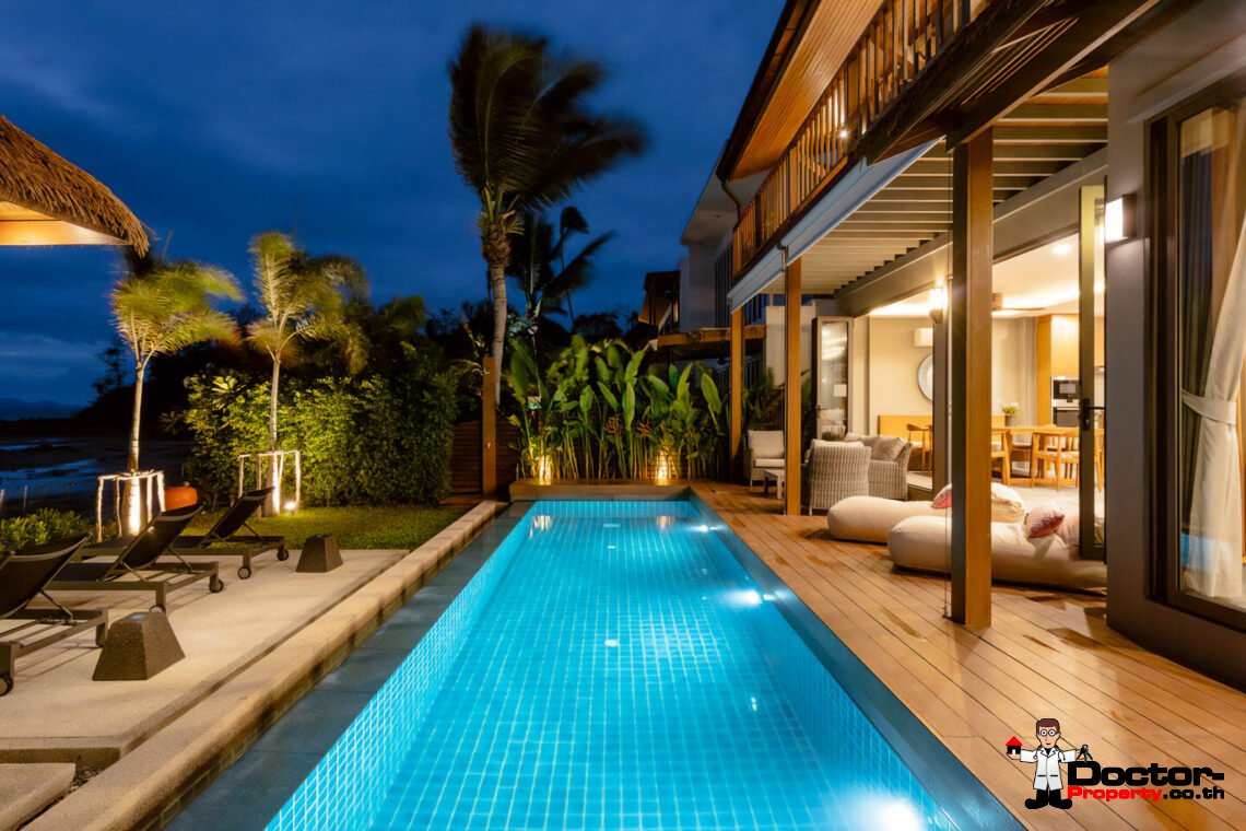 Luxury 5 Bedroom Beachfront Villa in Bang Makham, Koh Samui – For Sale
