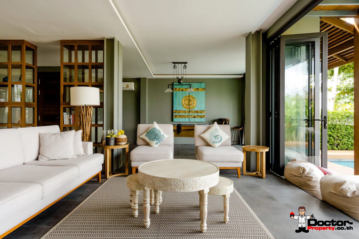 Luxury 5 Bedroom Beachfront Villa in Bang Makham, Koh Samui – For Sale