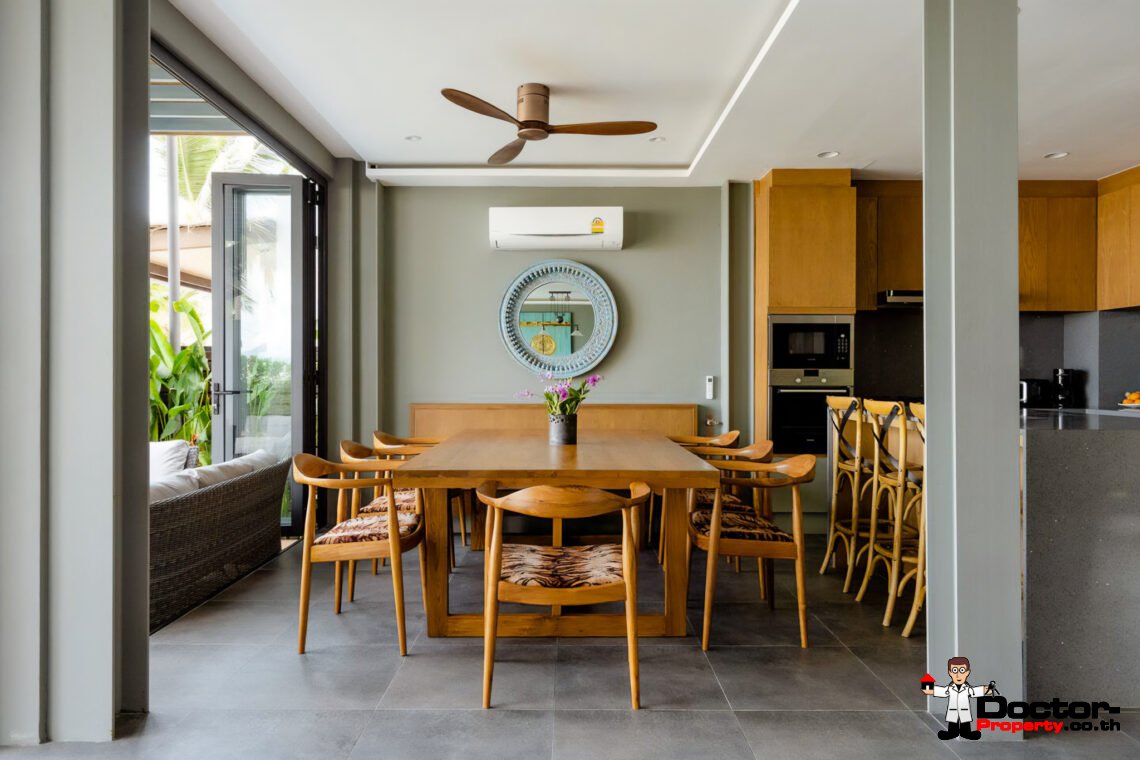 Luxury 5 Bedroom Beachfront Villa in Bang Makham, Koh Samui – For Sale