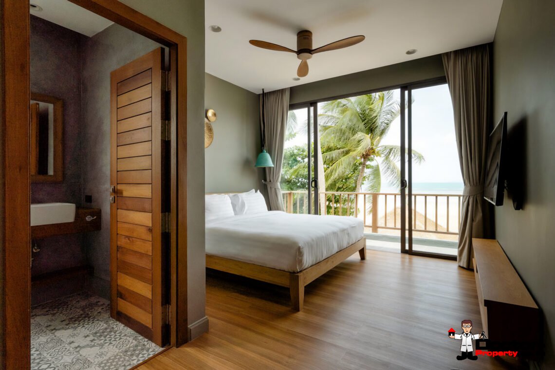 Luxury 5 Bedroom Beachfront Villa in Bang Makham, Koh Samui – For Sale