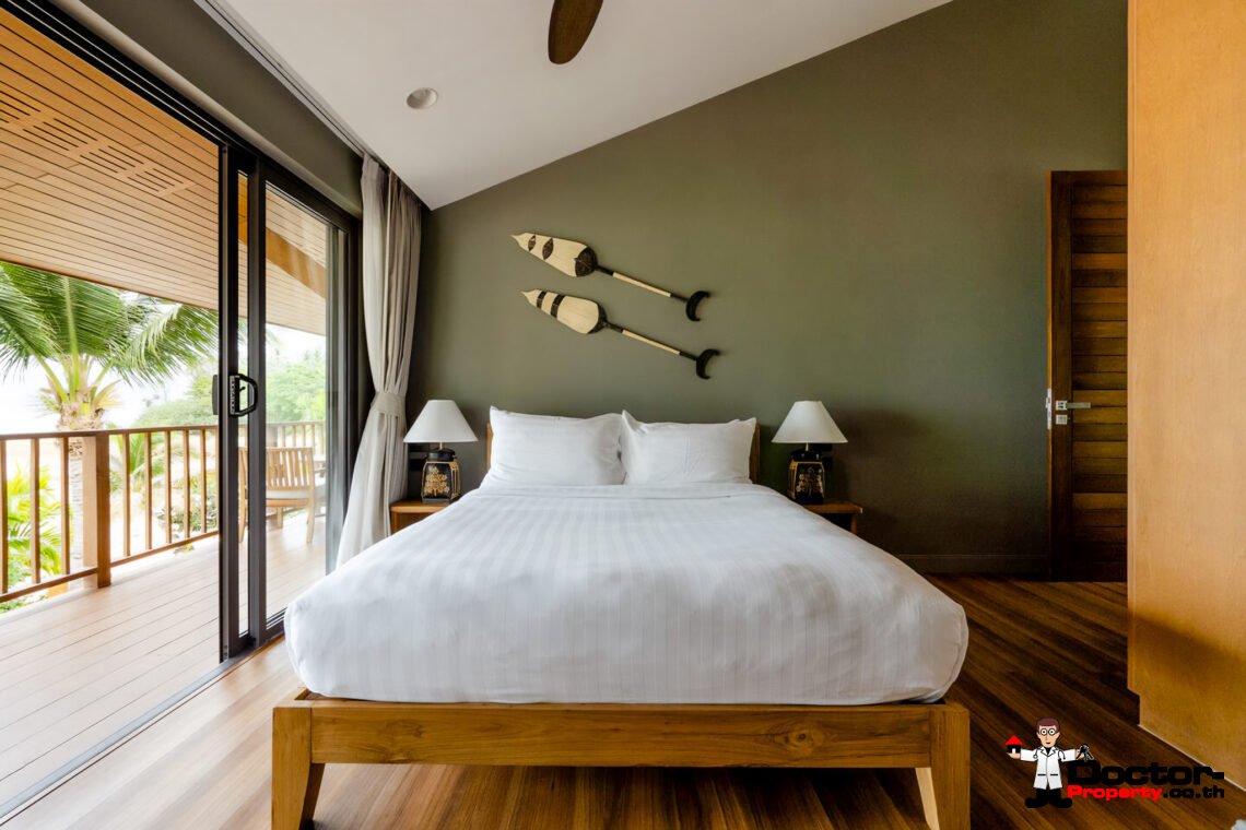 Luxury 5 Bedroom Beachfront Villa in Bang Makham, Koh Samui – For Sale