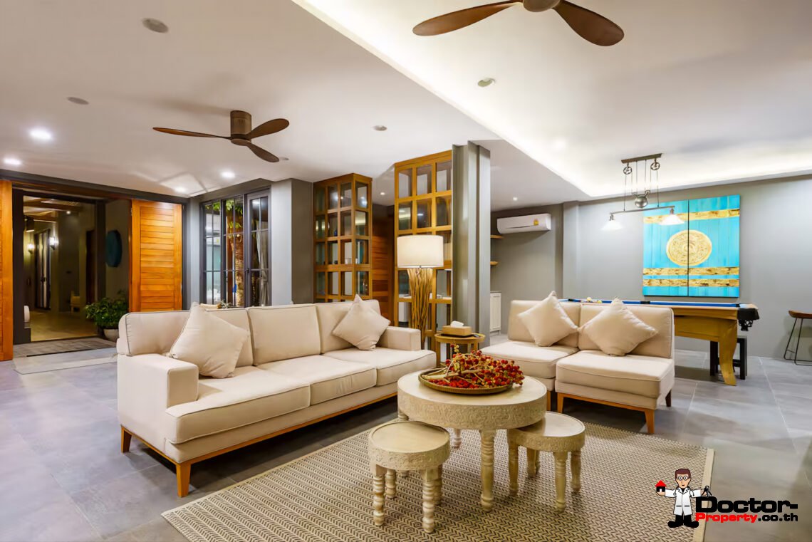 Luxury 5 Bedroom Beachfront Villa in Bang Makham, Koh Samui – For Sale