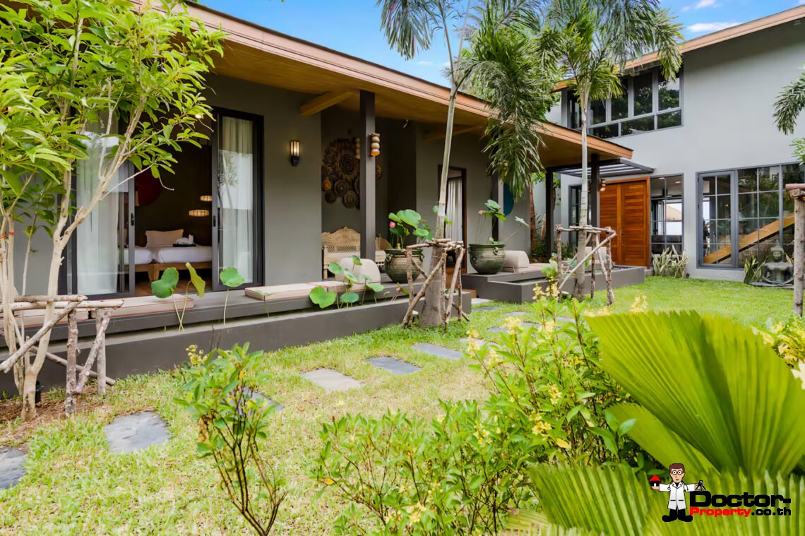 Luxury 5 Bedroom Beachfront Villa in Bang Makham, Koh Samui – For Sale
