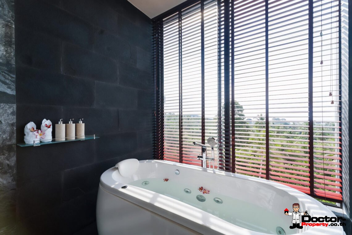 Luxury 3 Bedroom Pool Villa with Sea View in Bang Por, Koh Samui – For Sale