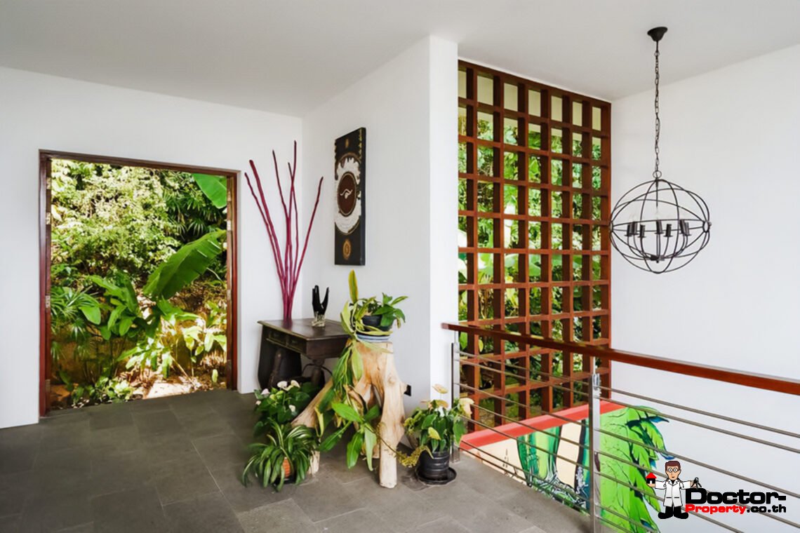 Luxury 3 Bedroom Pool Villa with Sea View in Bang Por, Koh Samui – For Sale