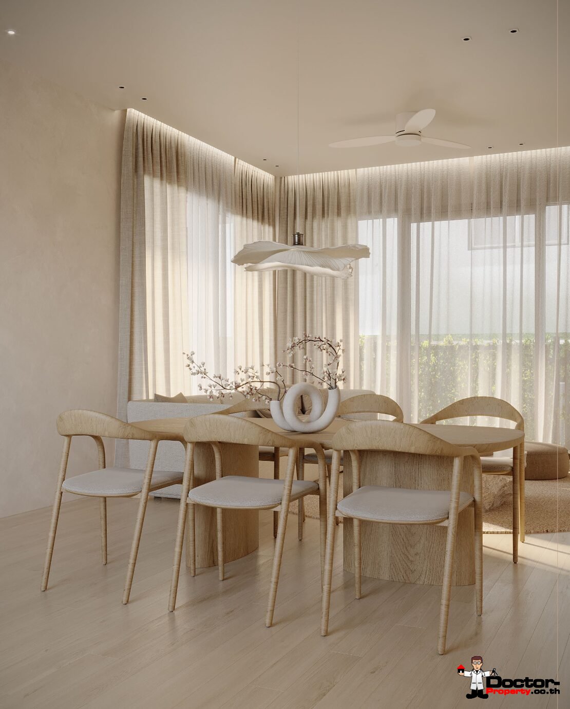 Semi Detached 4-5 Bedroom Pool Villa in Bo Phut, Koh Samui