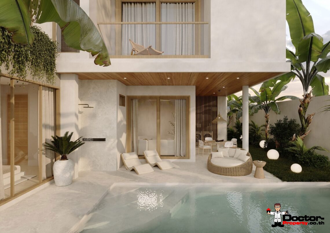 Semi Detached 4-5 Bedroom Pool Villa in Bo Phut, Koh Samui