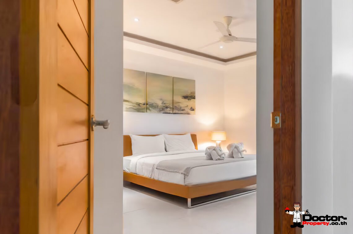 Luxury 4 Bedroom Pool Villa with Sea View in Plai Laem, Koh Samui – For Sale