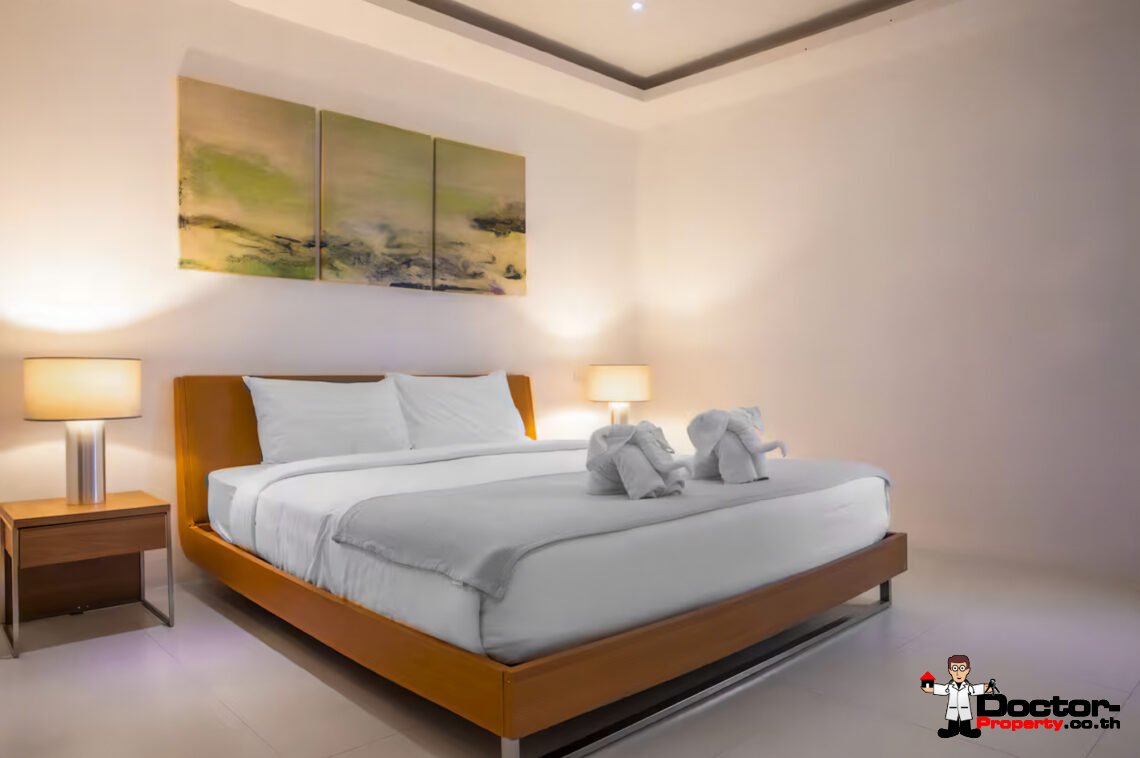 Luxury 4 Bedroom Pool Villa with Sea View in Plai Laem, Koh Samui – For Sale
