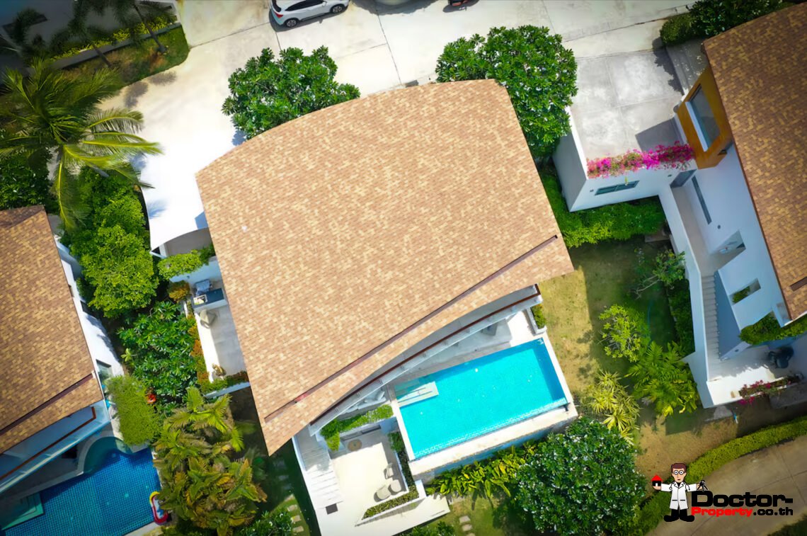 Luxury 4 Bedroom Pool Villa with Sea View in Plai Laem, Koh Samui – For Sale