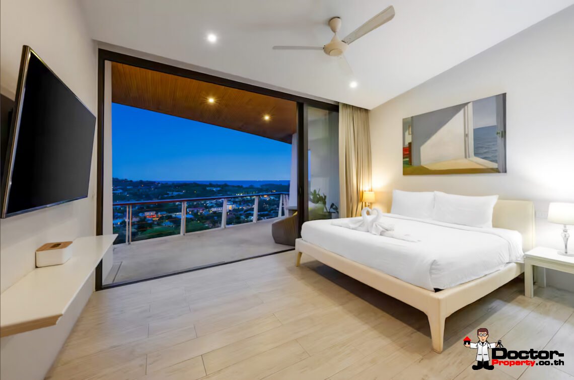 Luxury 4 Bedroom Pool Villa with Sea View in Plai Laem, Koh Samui – For Sale