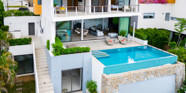 Luxury 4 Bedroom Pool Villa with Sea View in Plai Laem, Koh Samui – For Sale