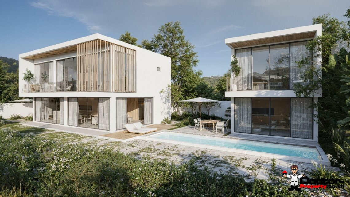 Luxury Modern 4 Bedroom Pool Villa with Sea View in Plai Laem, Koh Samui – For Sale