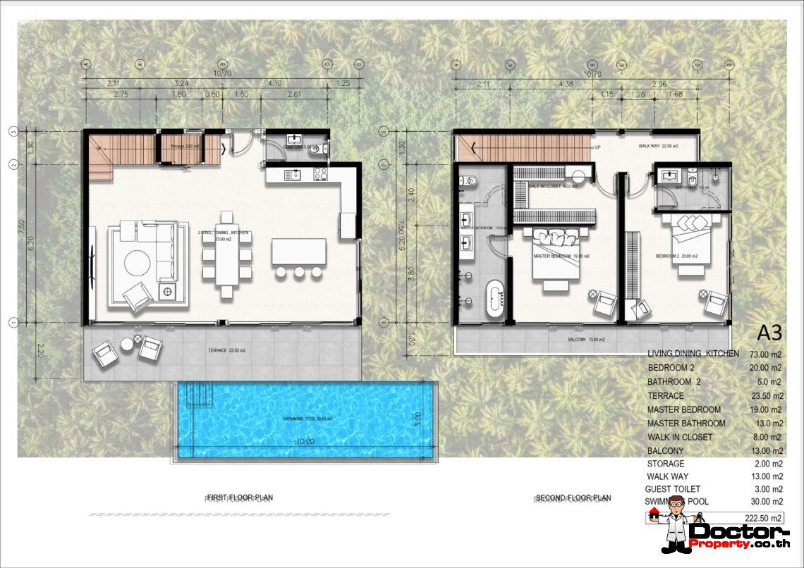 Luxury Modern 4 Bedroom Pool Villa with Sea View in Plai Laem, Koh Samui – For Sale