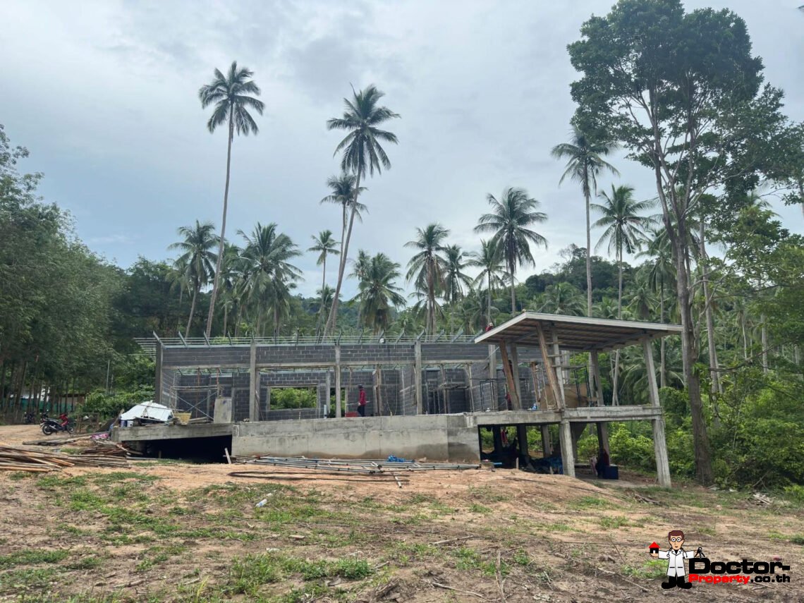 Tropical 2-3 Bedroom Pool Villa in Na Mueang, Koh Samui – For Sale