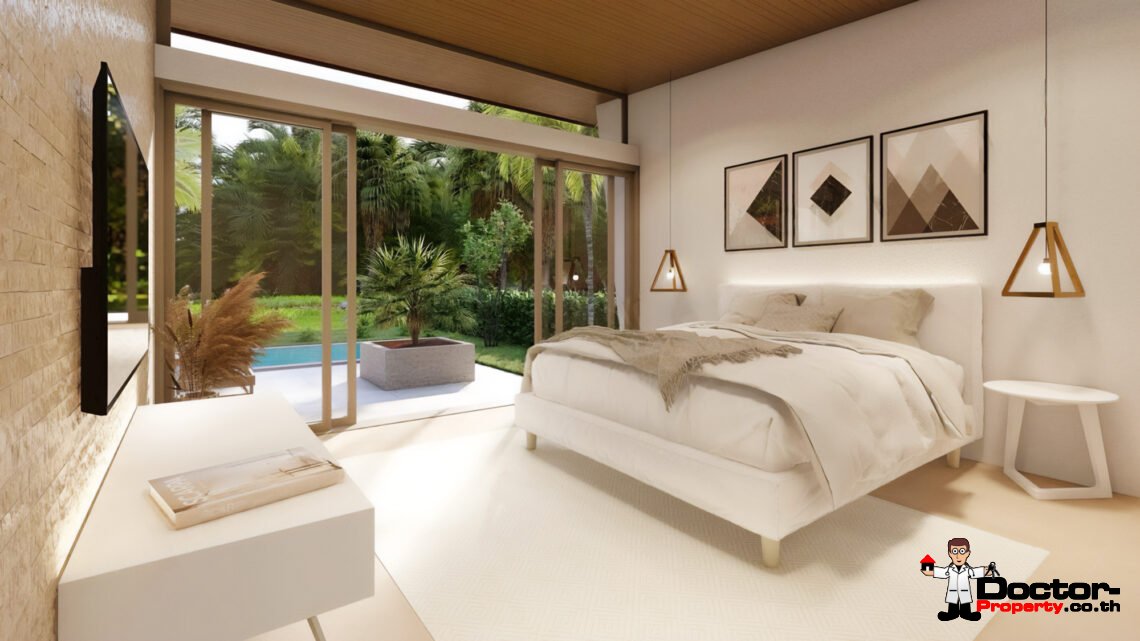 Tropical 2-3 Bedroom Pool Villa in Na Mueang, Koh Samui – For Sale