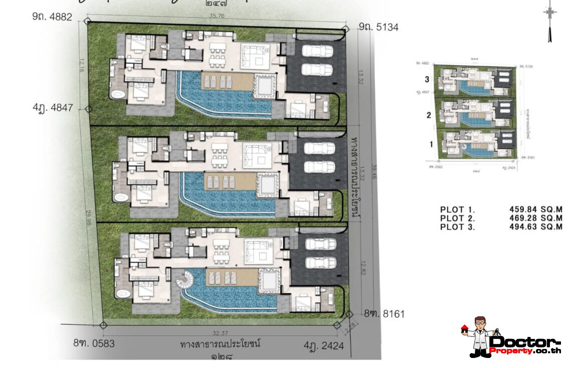 Modern 3 Bedroom Pool Villa in Laem Sor, Koh Samui – For Sale