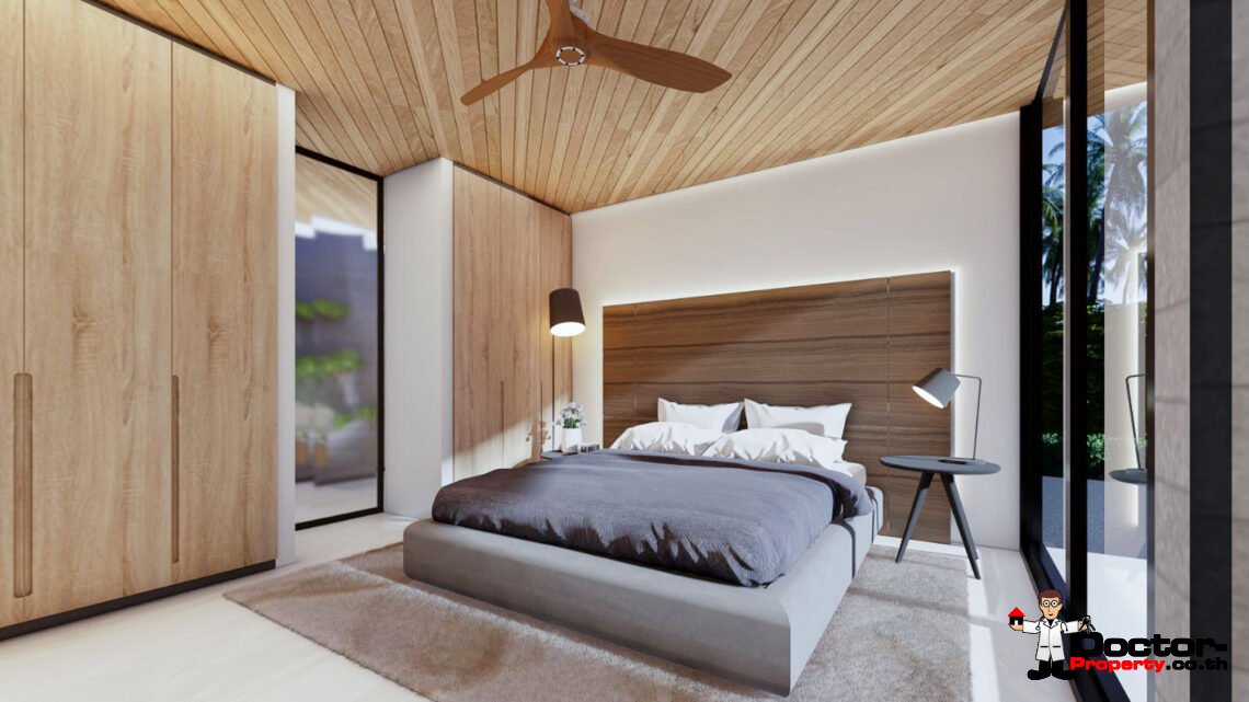 Modern 3 Bedroom Pool Villa in Laem Sor, Koh Samui – For Sale