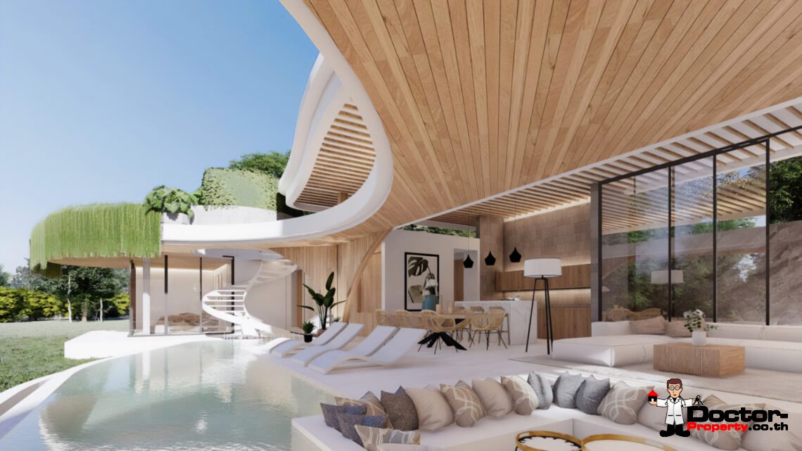 Modern 3 Bedroom Pool Villa in Laem Sor, Koh Samui – For Sale