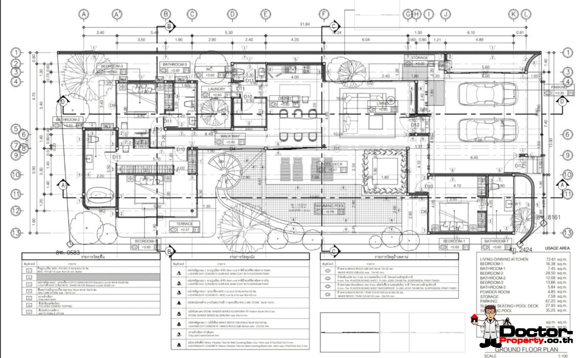 Modern 3 Bedroom Pool Villa in Laem Sor, Koh Samui – For Sale