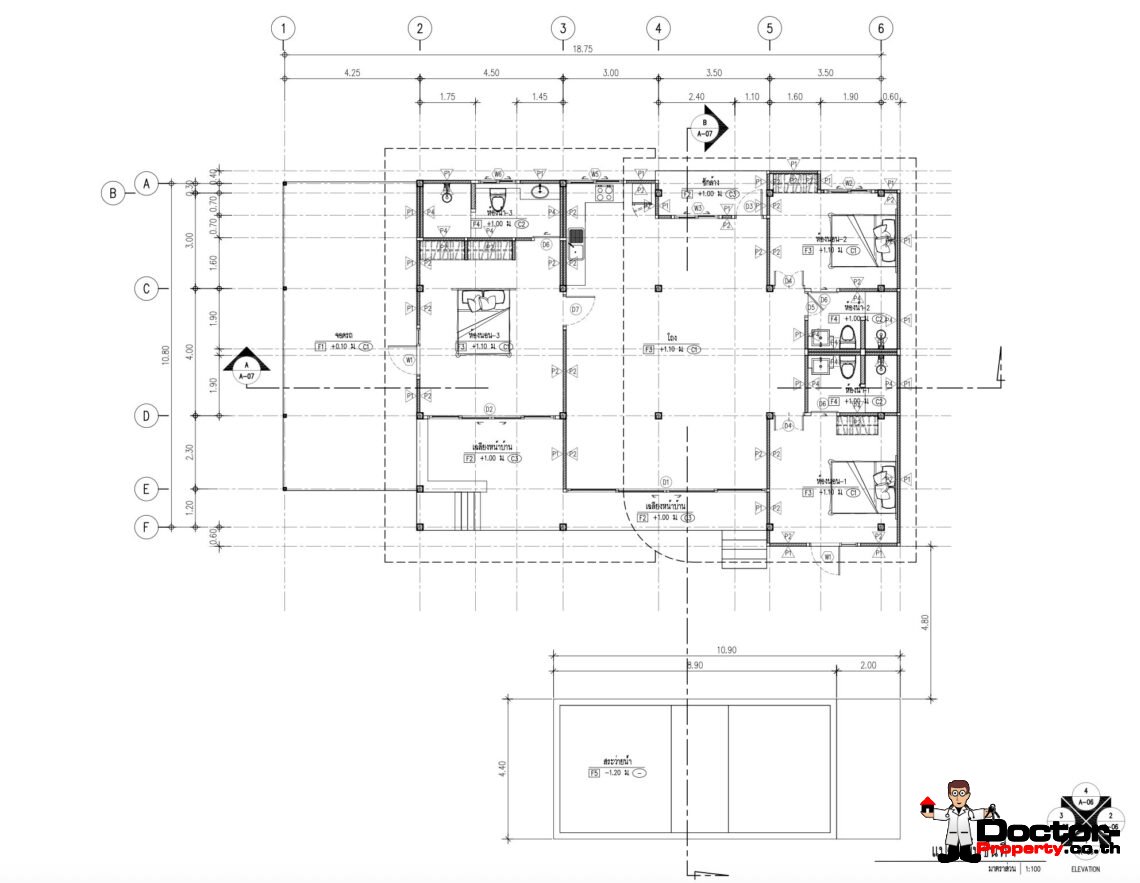 New 3 Bedroom House in Bo Phut, Koh Samui – For Sale