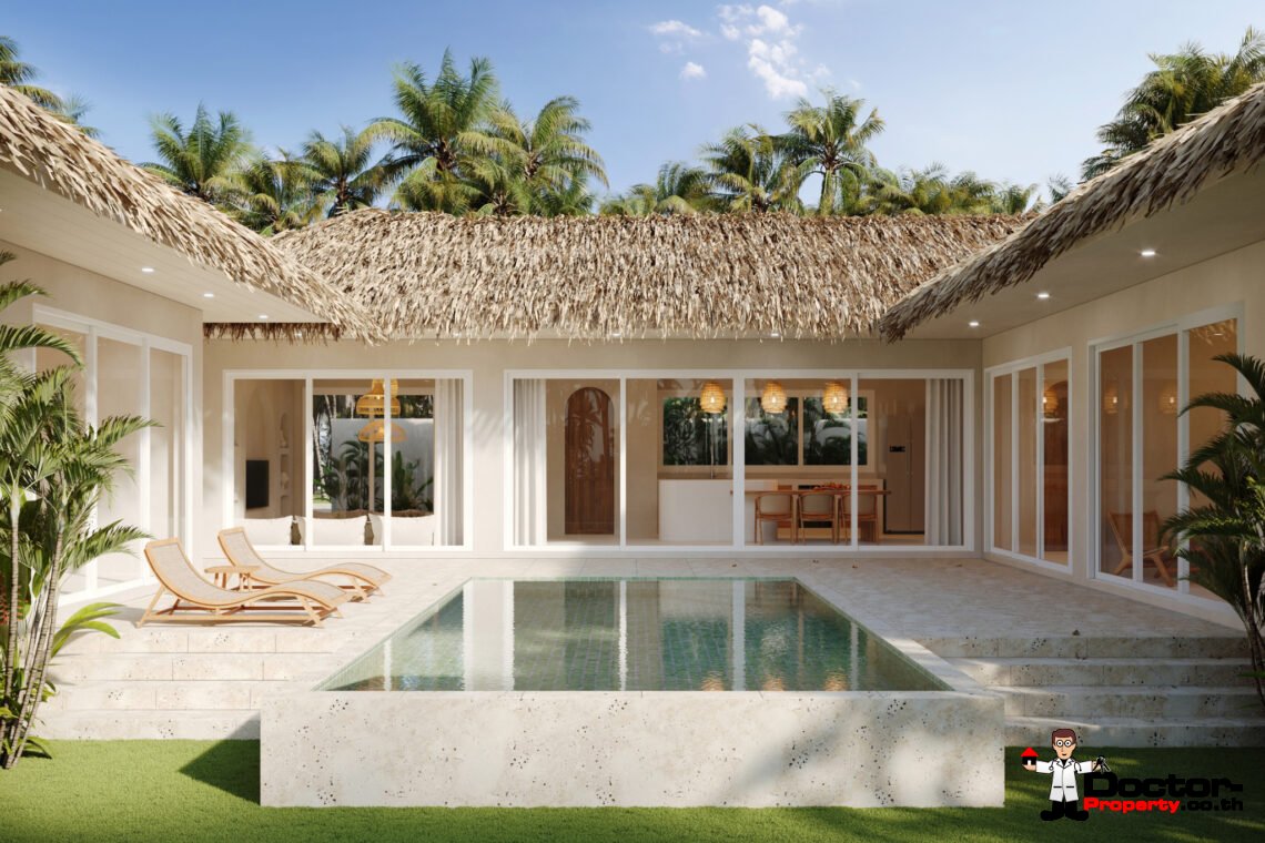 Tropical 2-3 Bedroom Pool Villa in Ban Tai, Koh Samui – For Sale