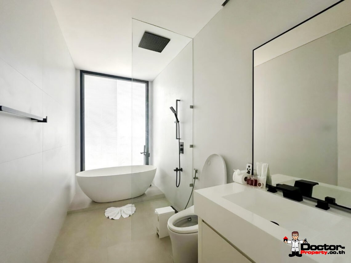 New 4 Bedroom Pool Villa with Sea View in Bang Por, Koh Samui – For Sale