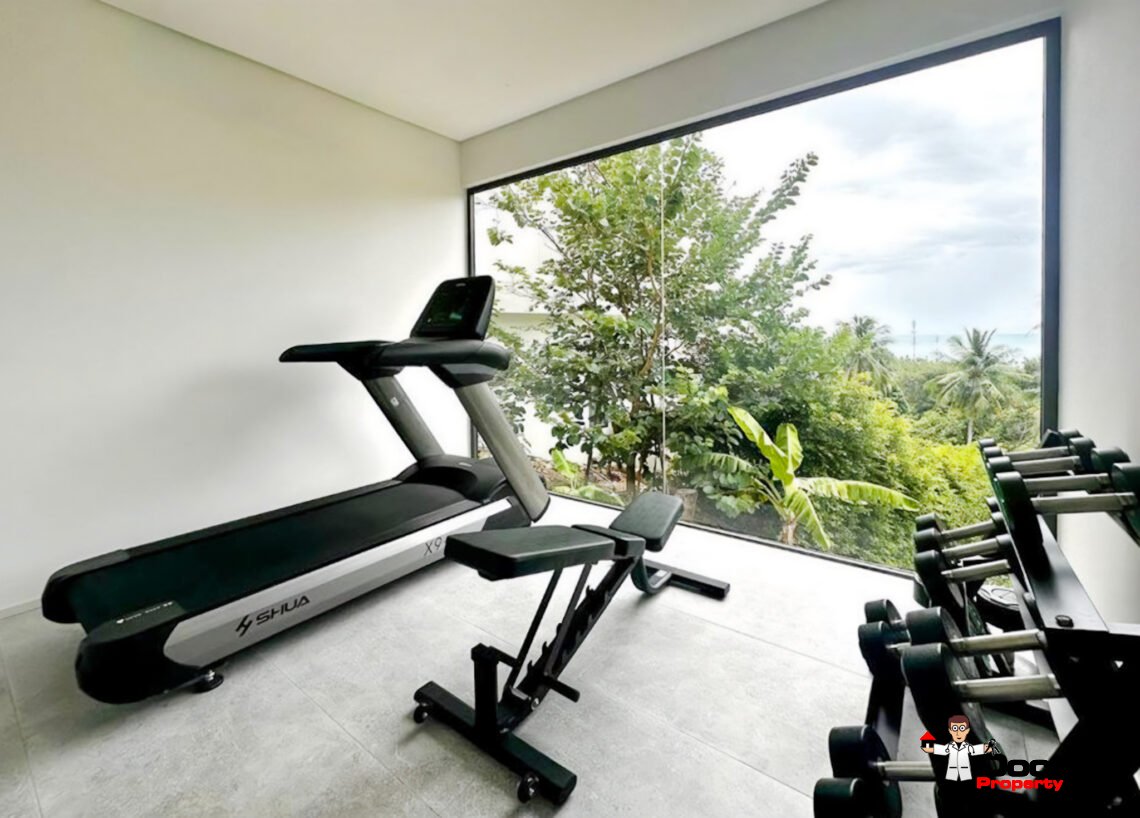 New 4 Bedroom Pool Villa with Sea View in Bang Por, Koh Samui – For Sale