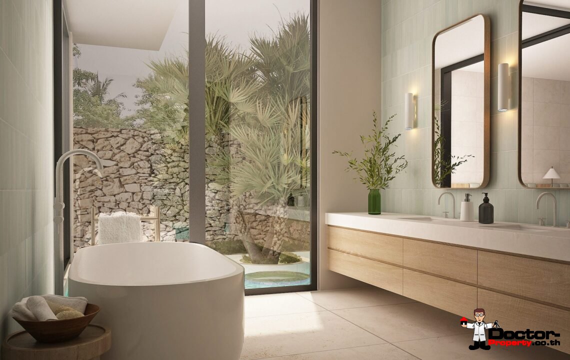 Modern 3 Bedroom Pool Villa in Bang Rak, Koh Samui – For Sale