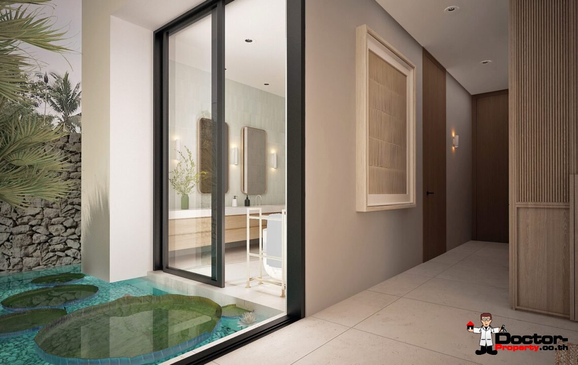 Modern 3 Bedroom Pool Villa in Bang Rak, Koh Samui – For Sale