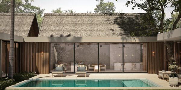 Modern 3 Bedroom Pool Villa in Bang Rak, Koh Samui – For Sale